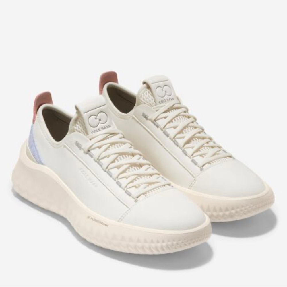 Cole Haan ZeroGrand II woman sneakers Size 8 Birch/Titanium/Paloma NWB